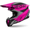 Airoh Twist 3 King Motorcross Helm - Zwart Grijs Pink
