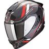 Scorpion Exo-1400 Evo 2 Carbon Air Mirage Helm - Zwart Wit Rood