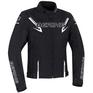 Bering Maceo Motorfiets textiel jas - Zwart Wit