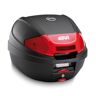 GIVI E300 - Monolock topkoffer met nieuwe sluiting - Zwart Rood