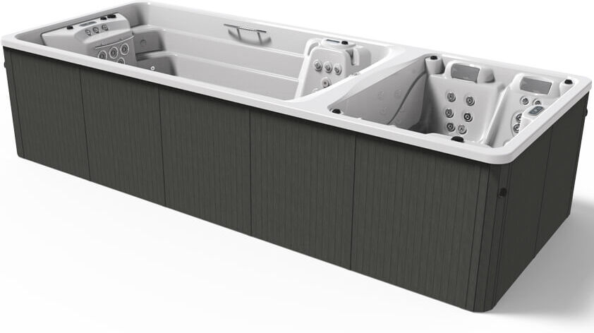 Aquavia Spa Swimspa Duo-Synthetic Grey - White