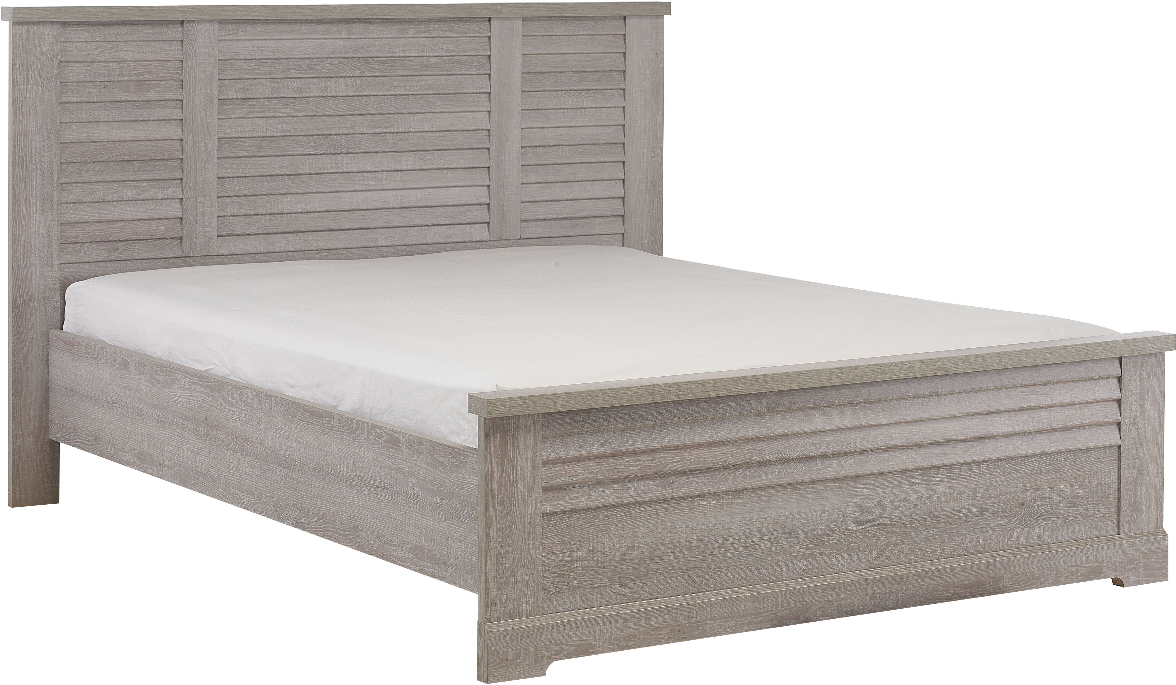 Gami Tweepersoonsbed Wanda 140x190 - loodwit eikenhout