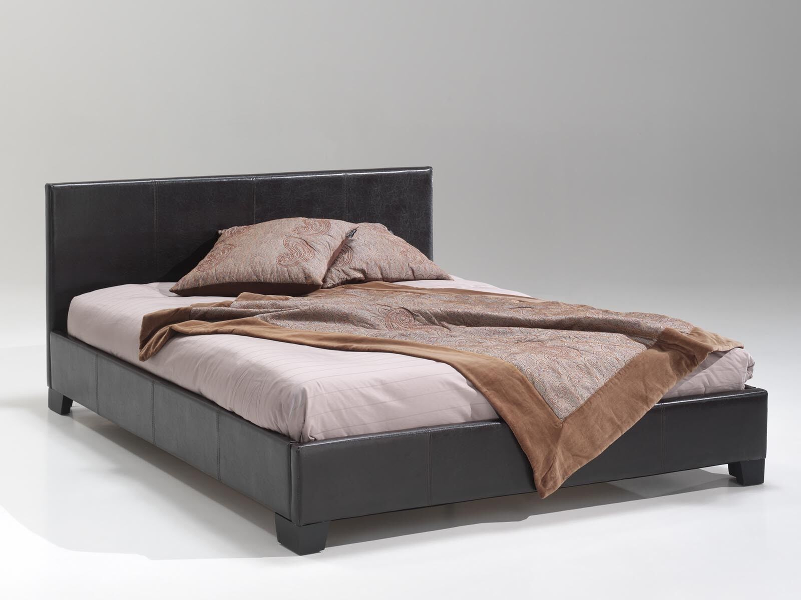 Rousseau Tweepersoonsbed Miro 160x200 - bruin