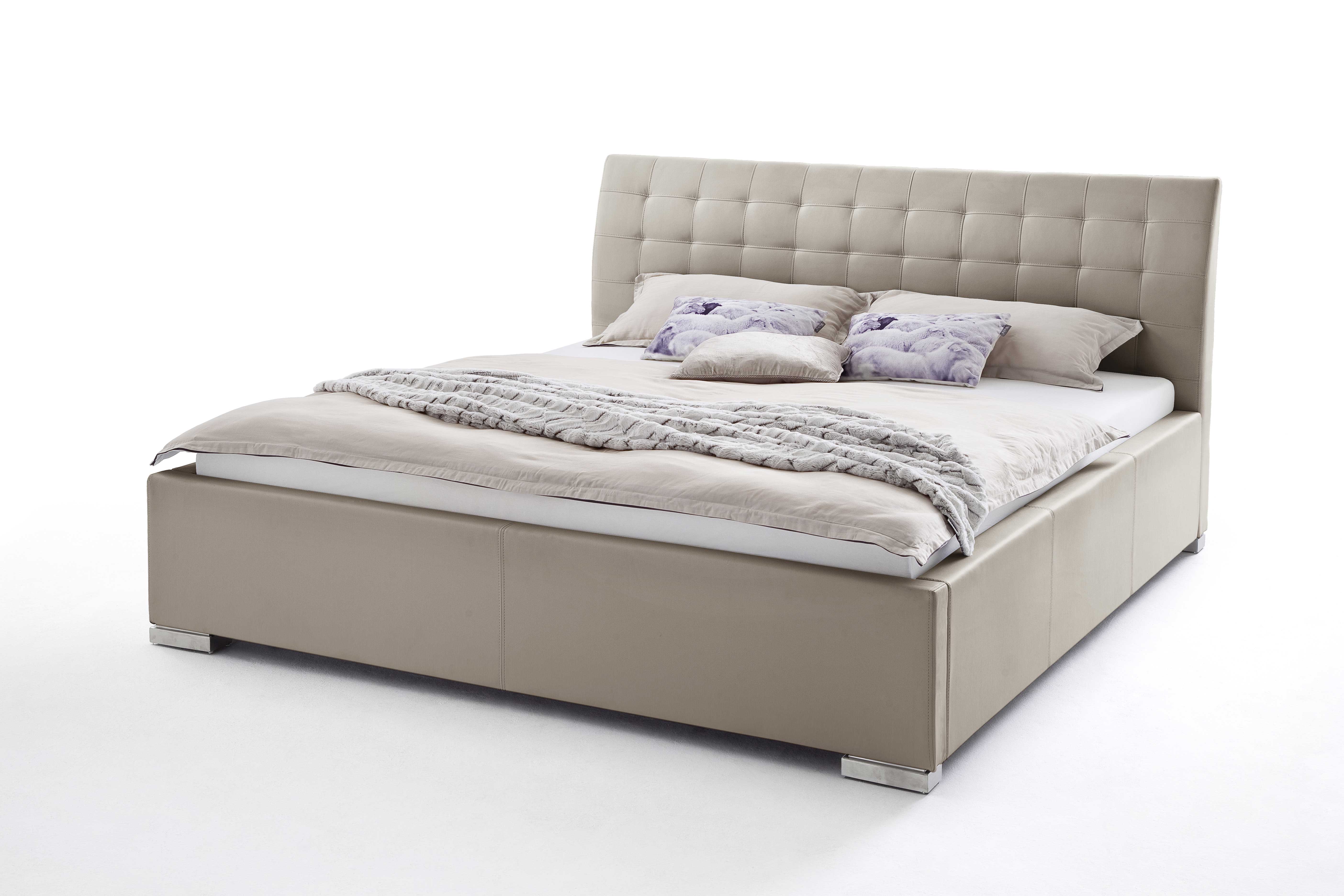 Meise Bed Isa Comfort 200x200cm - taupe