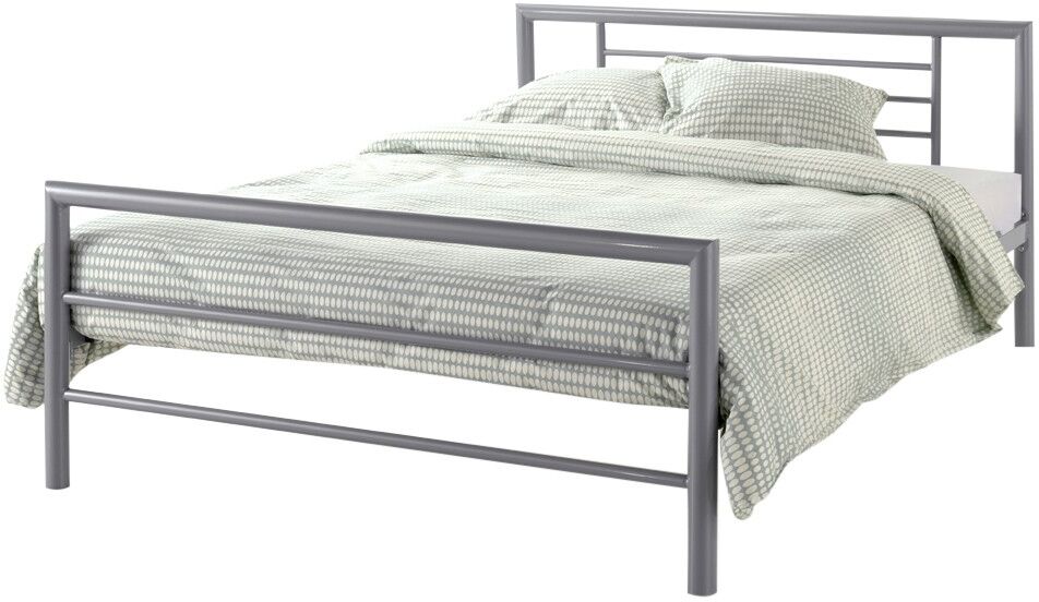 Rousseau Metalen Bed Sandro 140x200 - grijs