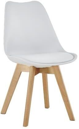 Rousseau Set van 4 stoelen Malmo - wit