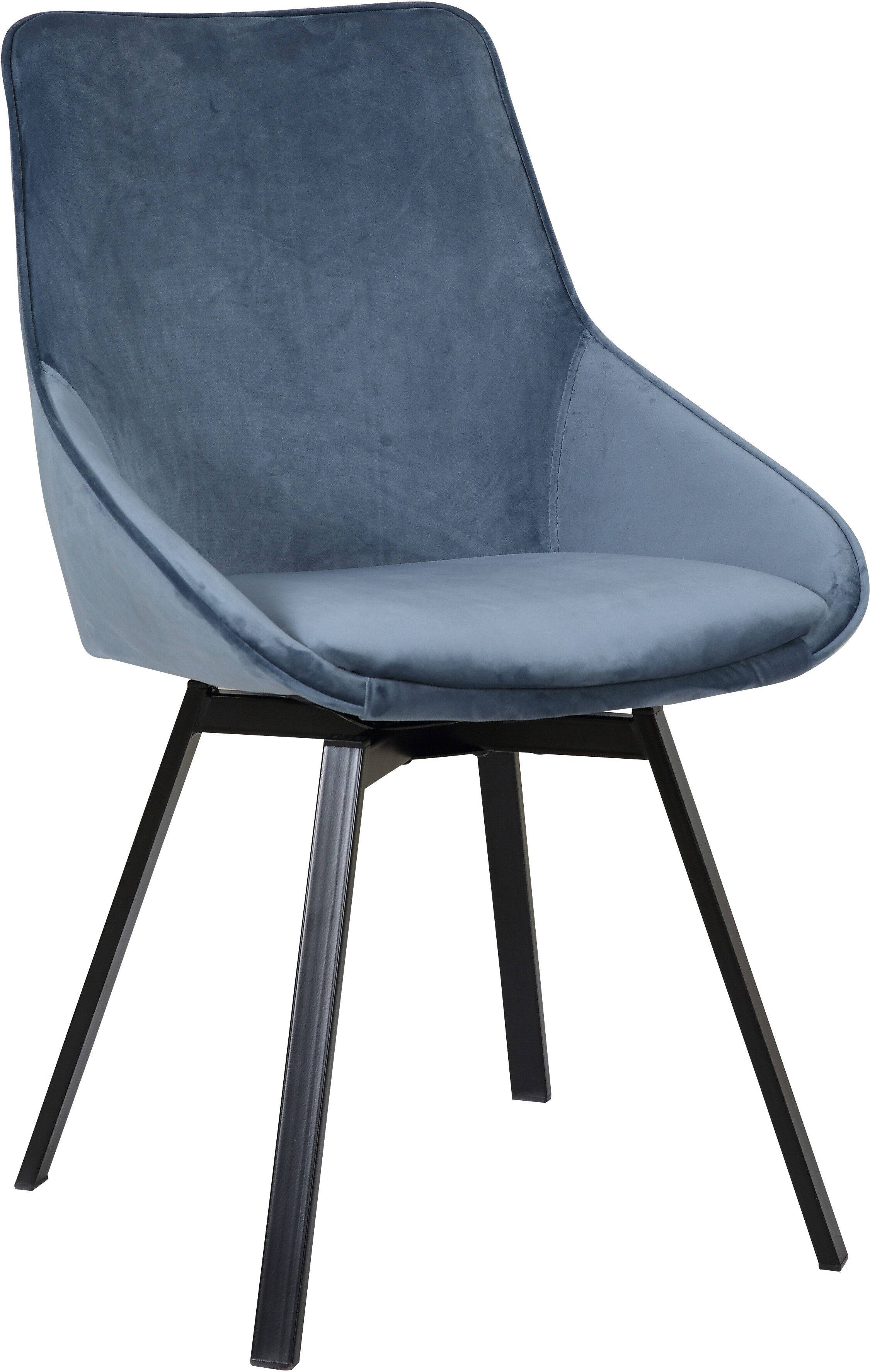 Rousseau Set van 2 stoelen Mathias - blauw