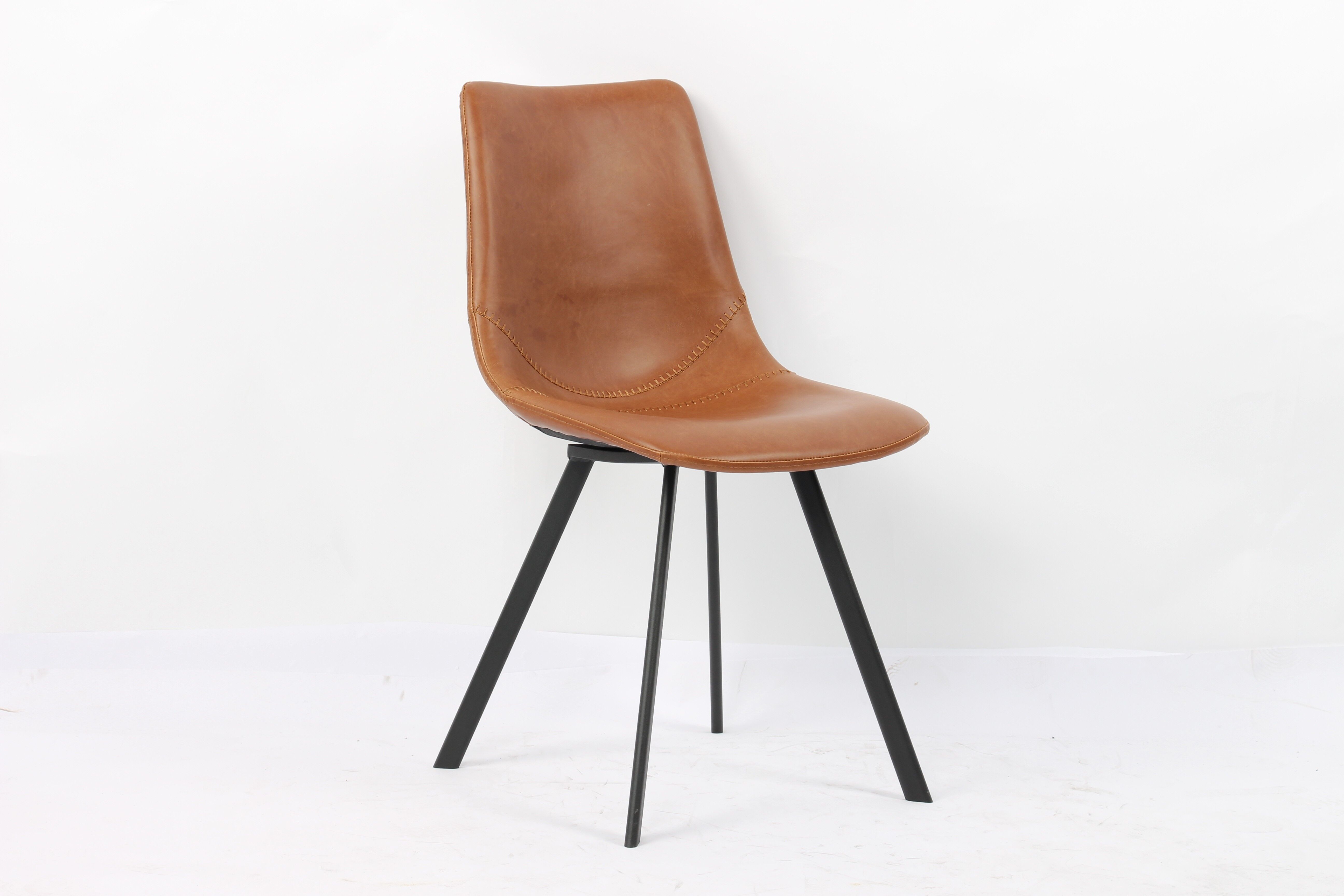 Rousseau Set van 2 stoelen Norway - cognac