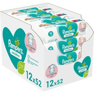 Pampers Babydoekjes Sensitive - 12x52 stuks