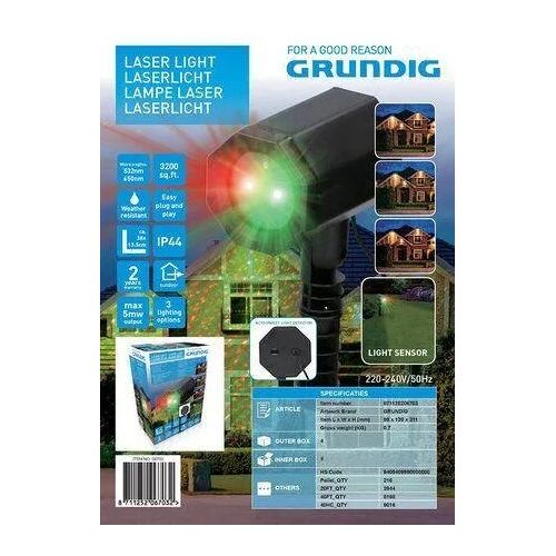 Grundig Laserlicht - Feestverlichting Binnen / Buiten