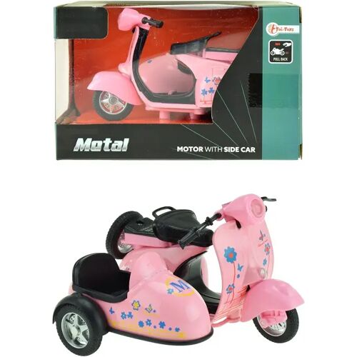 Huismerk Toi-Toys Speelgoed Scooter met Zijspan - Roze