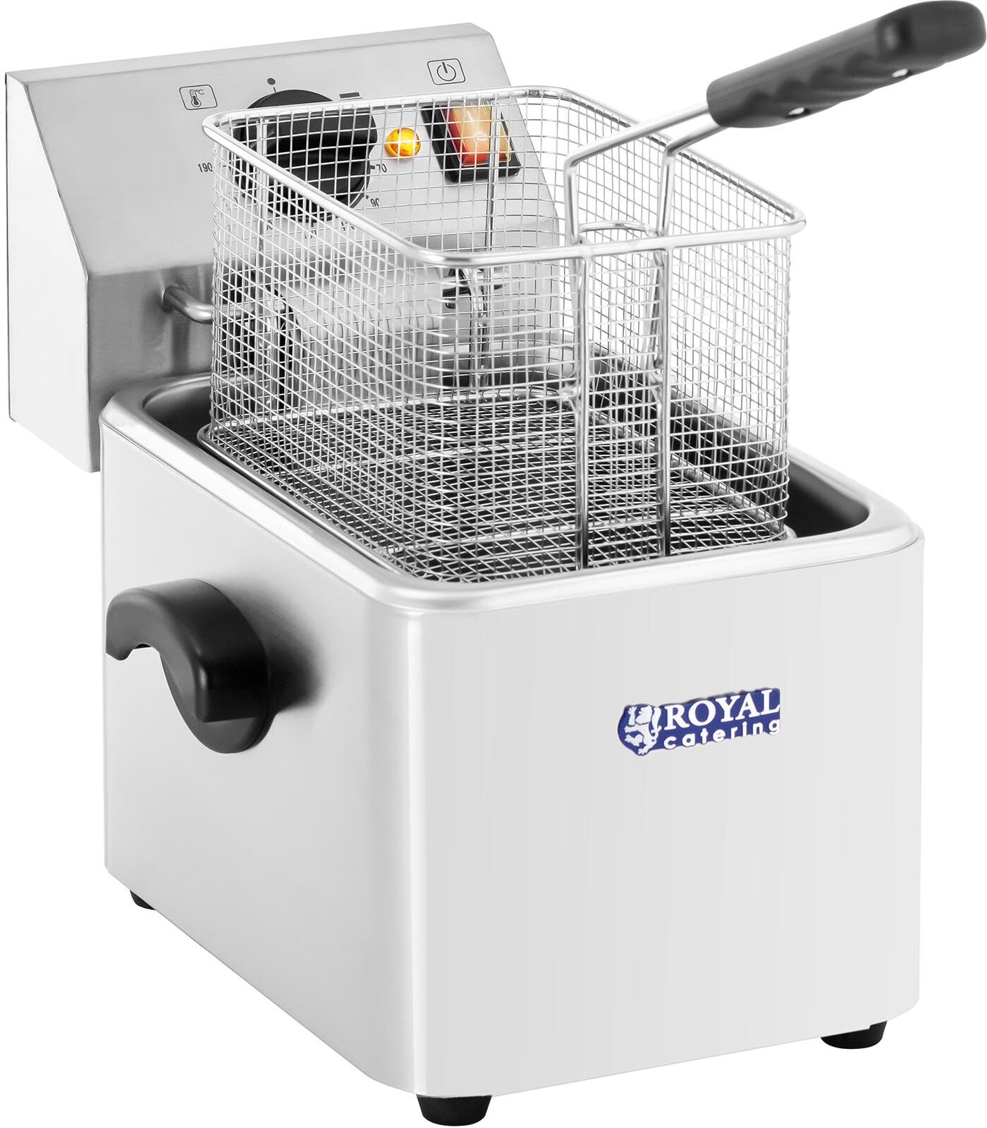 Royal Catering Elektrische friteuse - 8 L - EGO-thermostaat 10010150