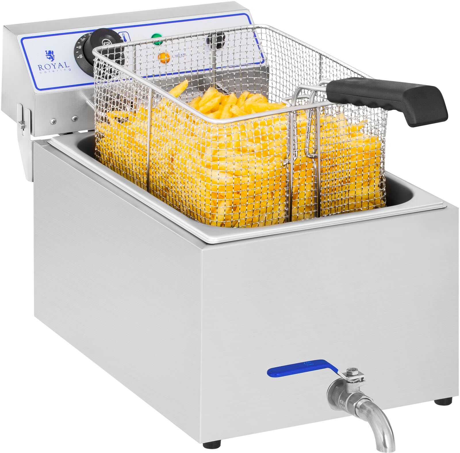 Royal Catering Elektrische friteuse - 17 Liter - ook geschikt voor vis 10010421