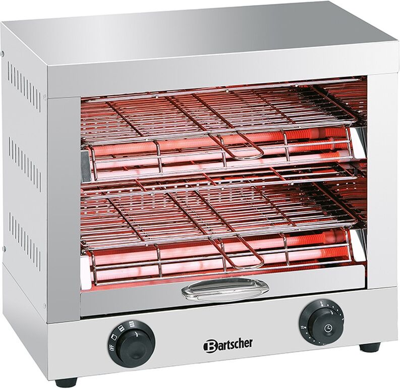 Bartscher Dubbele Toaster / Kwarts Gratineeroven 10190011