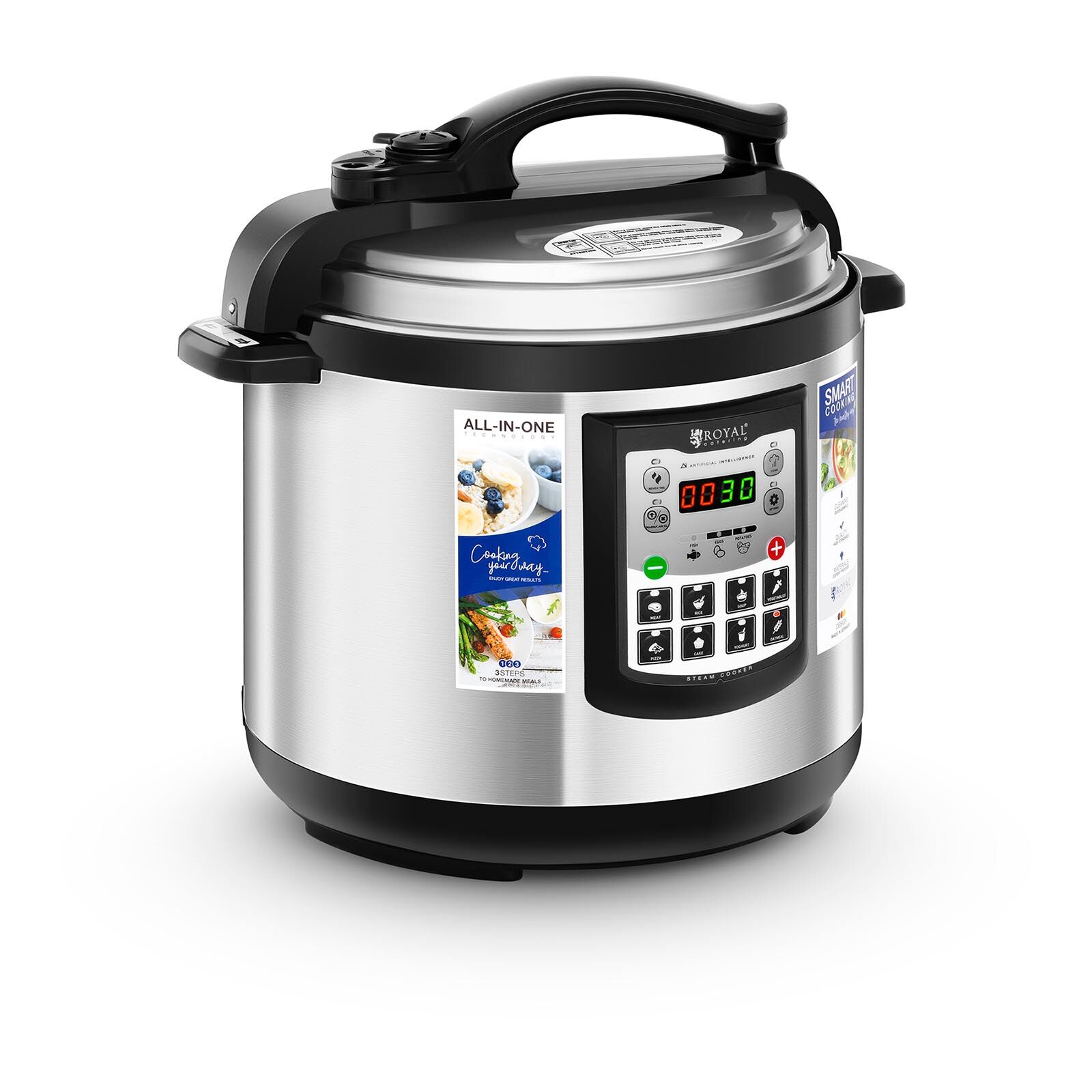 Royal Catering Multicooker - 8 liter - 1.250 W 10010969