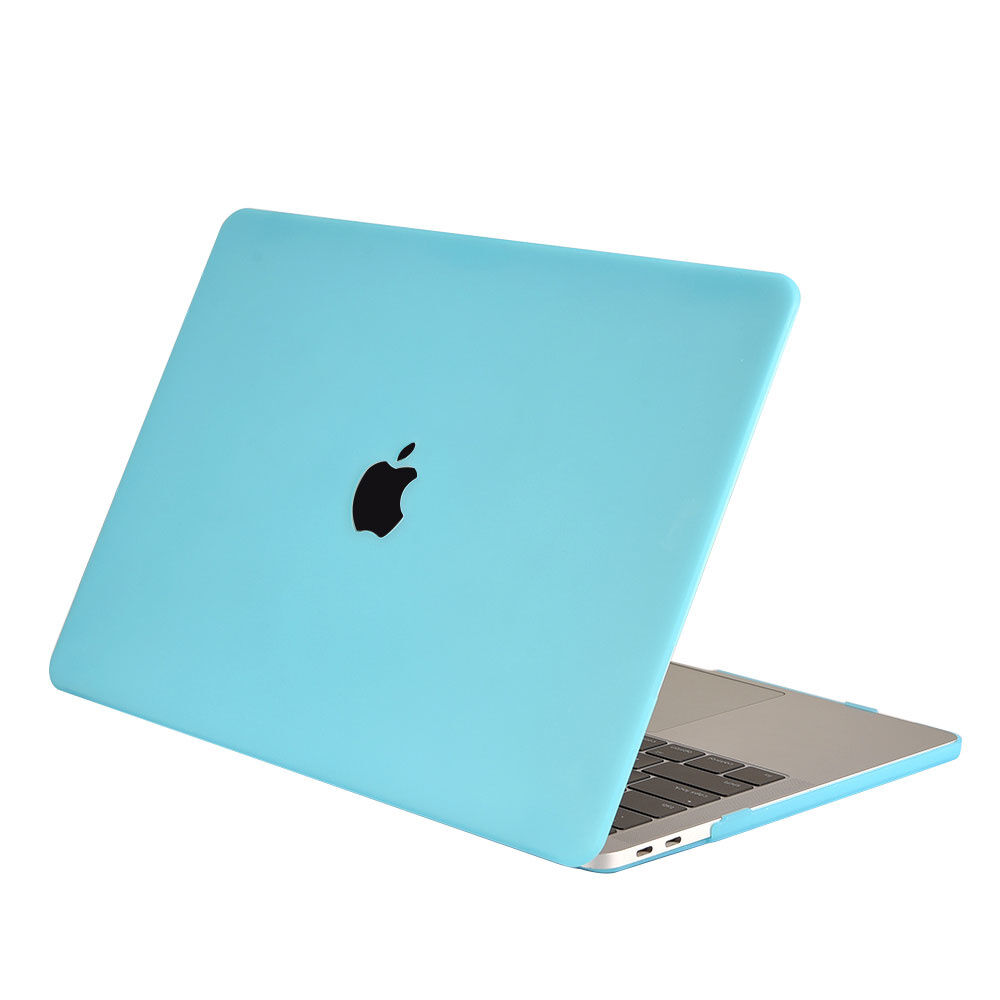 Lunso Cover hoes Mat Lichtblauw voor de MacBook Air 13 inch (2018-2019)