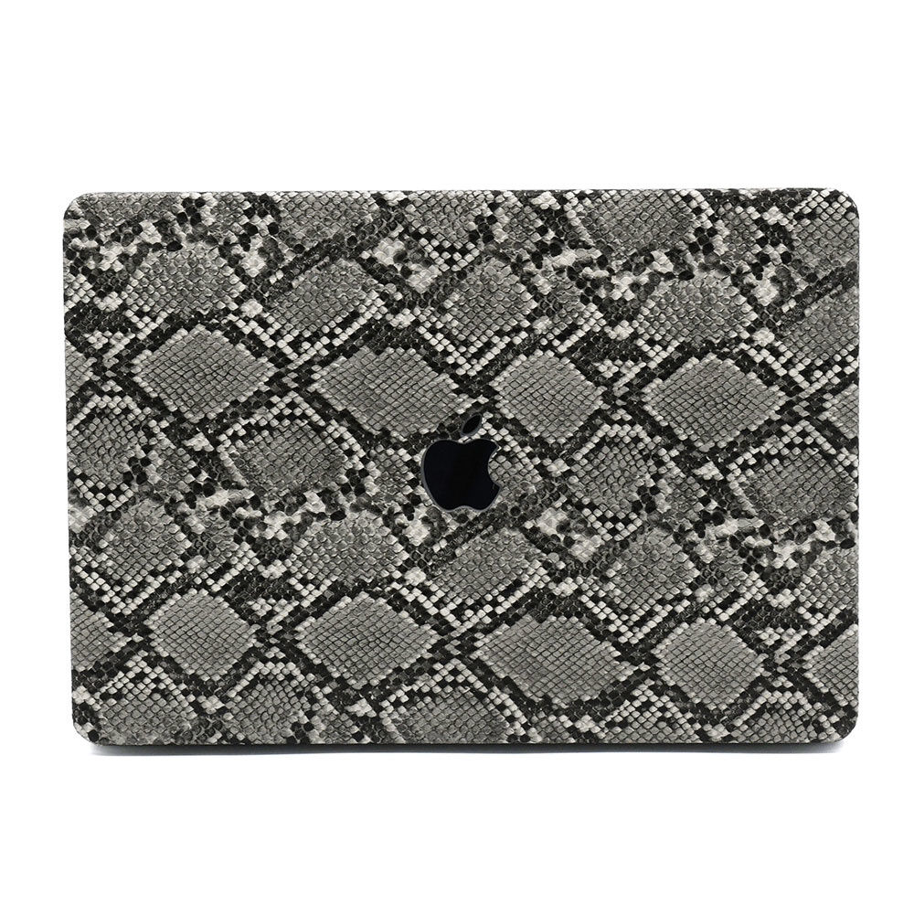 Lunso Snake Pattern Grey cover hoes voor de MacBook Air 13 inch (2020)