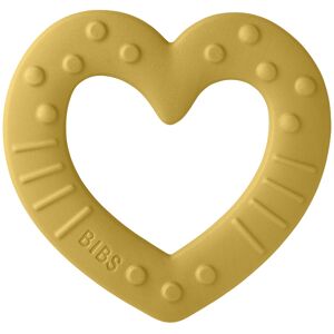 Bibs Bitie Heart Mustard Bijtring 3100254