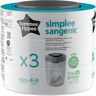 Tommee Tippee Simplee Sangenic Navulcassettes 3-pack 87033504 (eco)