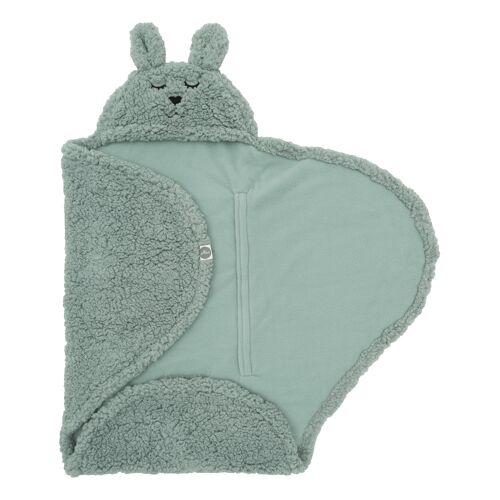 Jollein Bunny Ash Green Wikkeldeken 032-566-66018