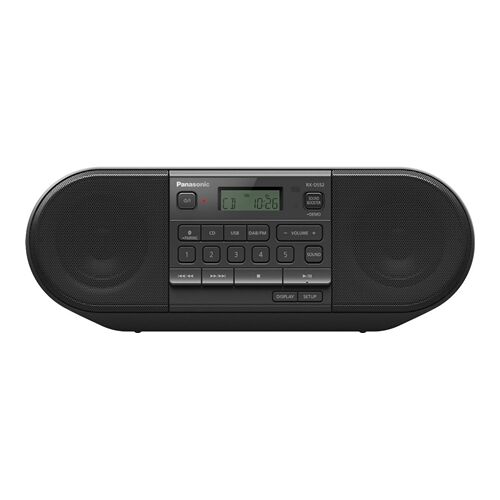 Panasonic RX-D552E-K radio-CD speler