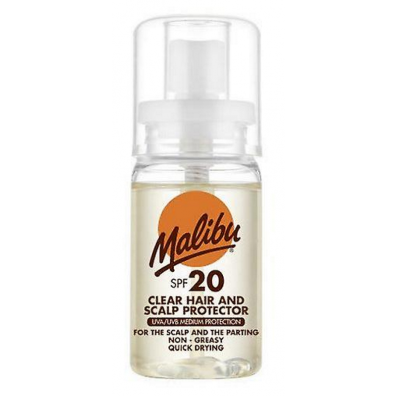Malibu Clear Hair & Scalp Protector SPF20 50 ml Zonnebrandspray