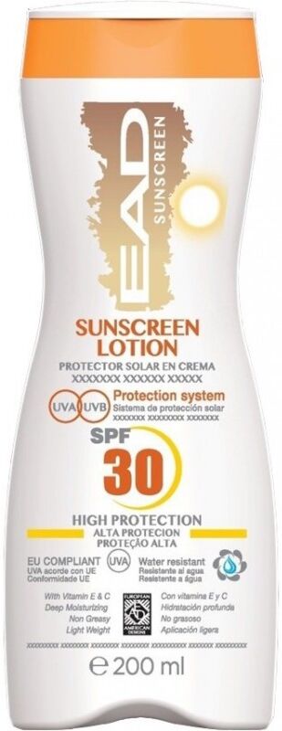 EAD Sunscreen Lotion SPF30 200 ml Zonnebrandcrème