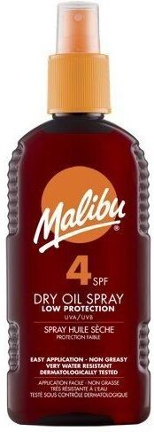 Malibu Dry Oil Spray SPF4 200 ml Zonnebrandcrème