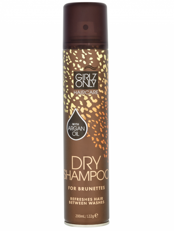 Girlz Only Argan Oil Dry Shampoo Brunettes 200 ml Droogshampoo