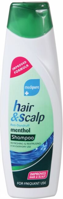 Medipure Hair & Scalp Menthol Anti-Dandruff Shampoo 400 ml Anti-roos Shampoo