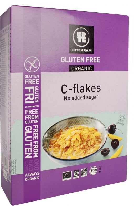 Urtekram C Flakes Eco Gluten-Free 375 g Ontbijt