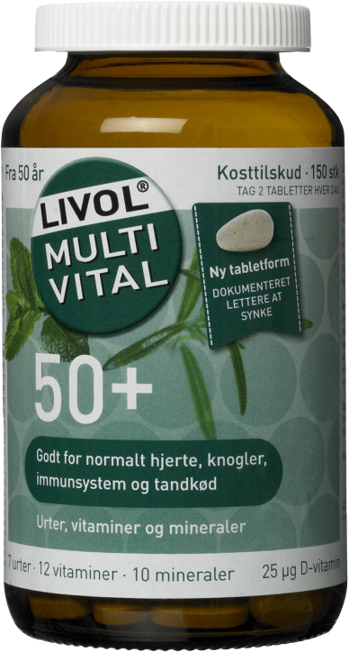 Livol Multi Vital 50+ 150 st Vitaminepillen