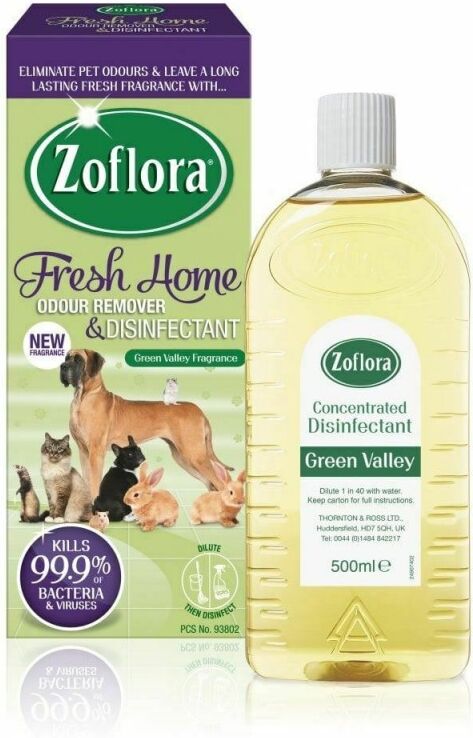 Zoflora Concentrated Disinfectant Green Valley 500 ml Reiniging