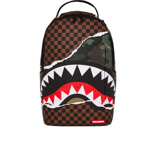 SPRAYGROUND TEAR IT UP CAMO RUGZAK Bruin Heren