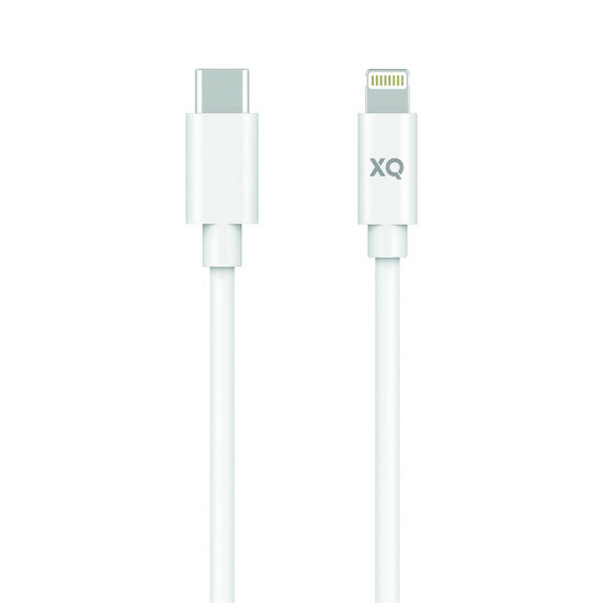 Xqisit Oplaadkabel USB-C naar Lightning - 150 cm Wit Opladen Synchroniseren