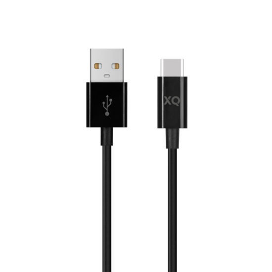 Xqisit USB-C 3.0 naar USB A Oplaadkabel - Zwart 150cm Synchroniseren