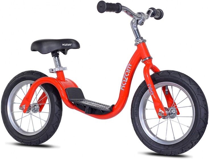 Kazam NEO v2s Balance Bike loopfiets 12 Inch Junior Rood