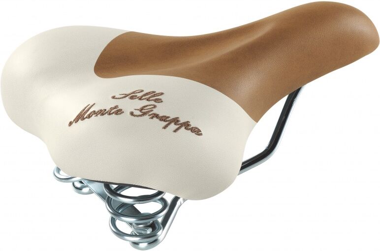 Selle Monte Grappa zadel Fashion 250 x 190 mm bruin/crème