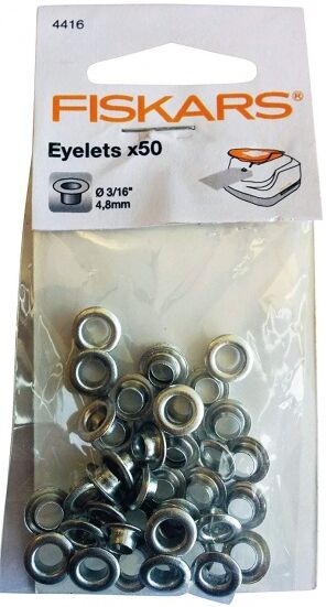 Fiskars eyelets 50 stuks zilver - Zilver