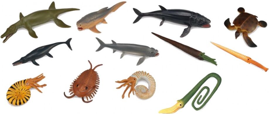 Collecta Prehistorische dieren mini set 12 stuks 7 11 cm - Multicolor