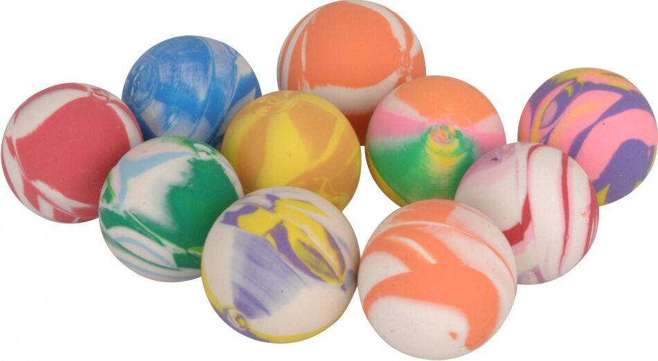 Free and Easy stuiterballen 10 stuks - Multicolor