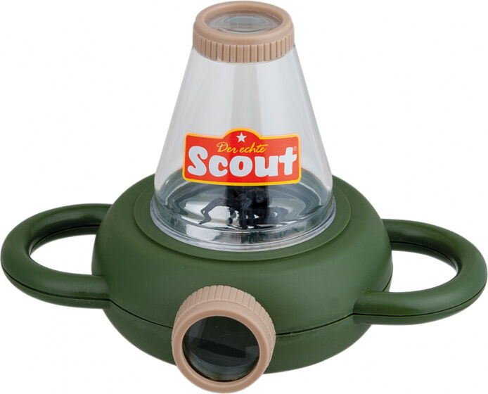 Happy People insectenobservatieglas Scout 19 x 13 cm groen - Groen,Beige,Transparant