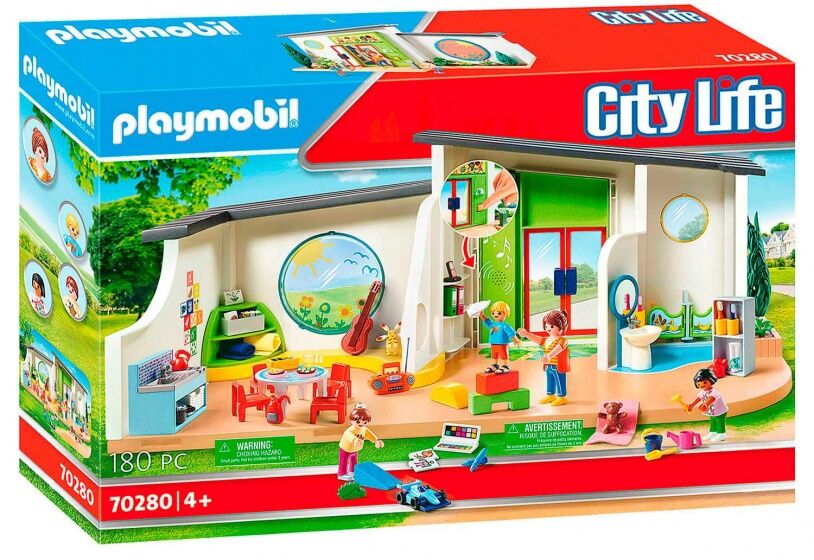 PLAYMOBIL City Life: Kinderdagverblijf De Regenboog (70280) - Multicolor