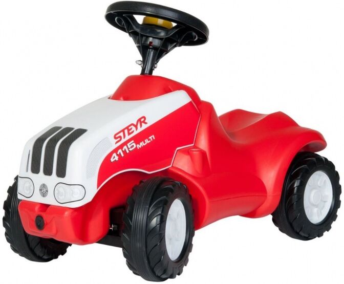 Rolly Toys looptractor RollyMinitrac Steyr 4115 junior ro/wi - Rood,Wit