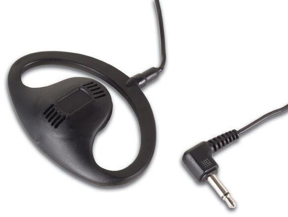 Velleman oortelefoon mono 7 x 4,5 x 2,5 cm ABS zwart - Zwart