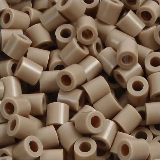 Creotime strijkkralen beige 1100 stuks - Beige