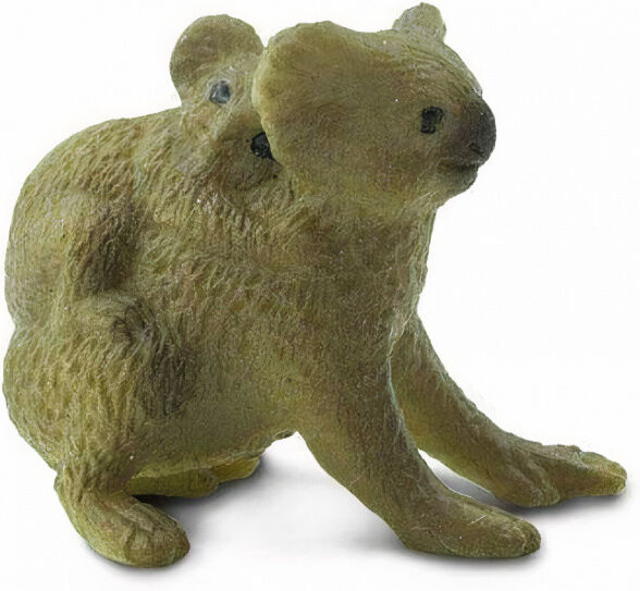 Safari speelset Good Luck Minis koala's met jongen 2,5 cm 192 delig - Bruin