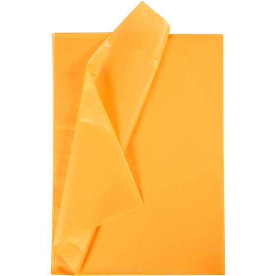 Creotime tissuepapier 50 x 70 cm geel 10 stuks - Geel