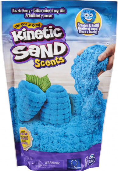 Kinetic Sand speelzand Scented Sand Razzle Berry junior blauw - Blauw