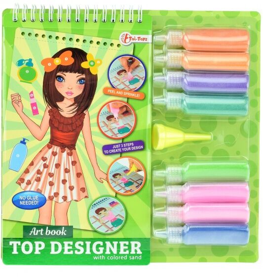Toi-Toys Toi Toys tekenboek mode met glitters - Multicolor